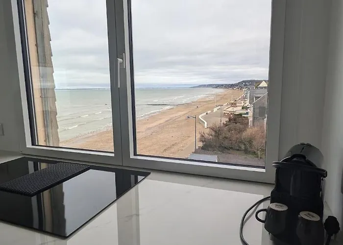 Appartamento Le Grand Large, Spacieux F3 Vue Exceptionnelle Avec Parking Villers-sur-Mer